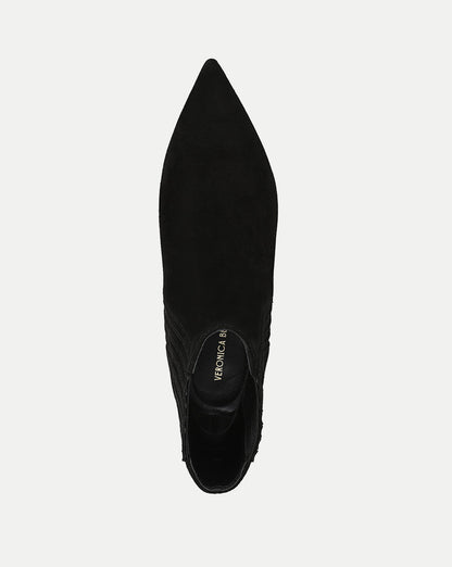 Lisa Kitten-Heel Ankle Boot in Black - Veronica Beard Customer Favorite
