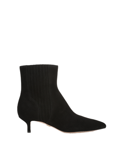 Lisa Kitten-Heel Ankle Boot in Black - Veronica Beard Customer Favorite
