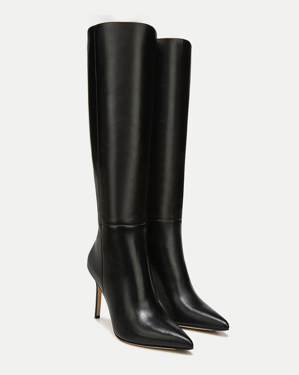 Lisa Stiletto Boot in Black - Veronica Beard Classic