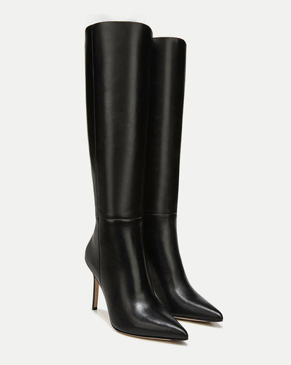 Lisa Stiletto Boot in Black - Veronica Beard Classic