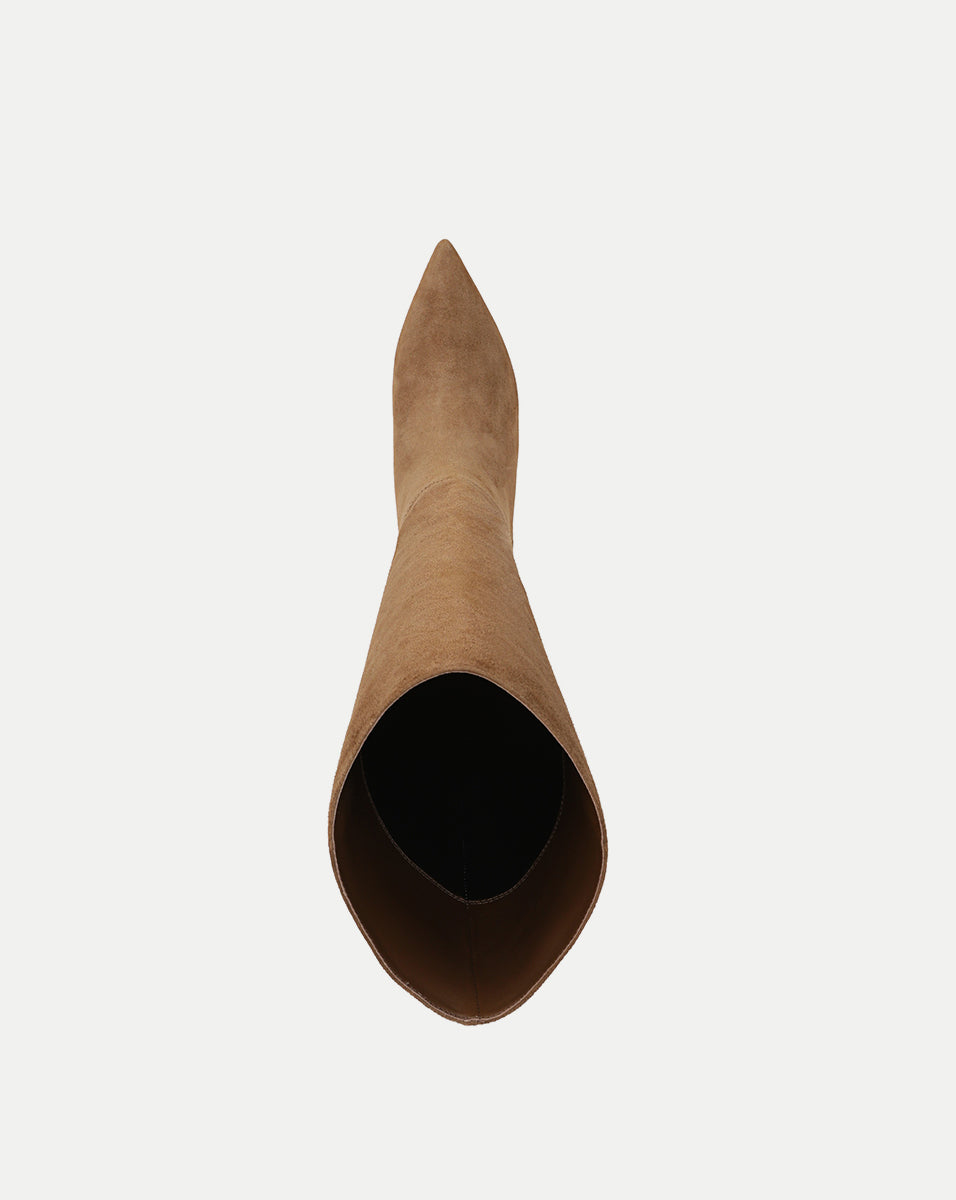Lisa Kitten-Heel Boot in Hazelwood - Veronica Beard Smart Buy
