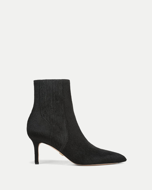Lisa Mid-Heel Ankle Boot in Black - Veronica Beard Latest