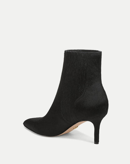 Lisa Mid-Heel Ankle Boot in Black - Veronica Beard Latest