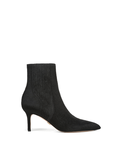 Lisa Mid-Heel Ankle Boot in Black - Veronica Beard Latest