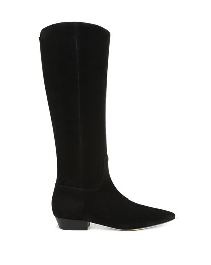 Gabrielle Tall Boot in Black Suede - Veronica Beard Hot Sale