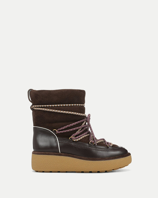 Kirsta Suede Boot in Espresso Multi - Veronica Beard Top Pick