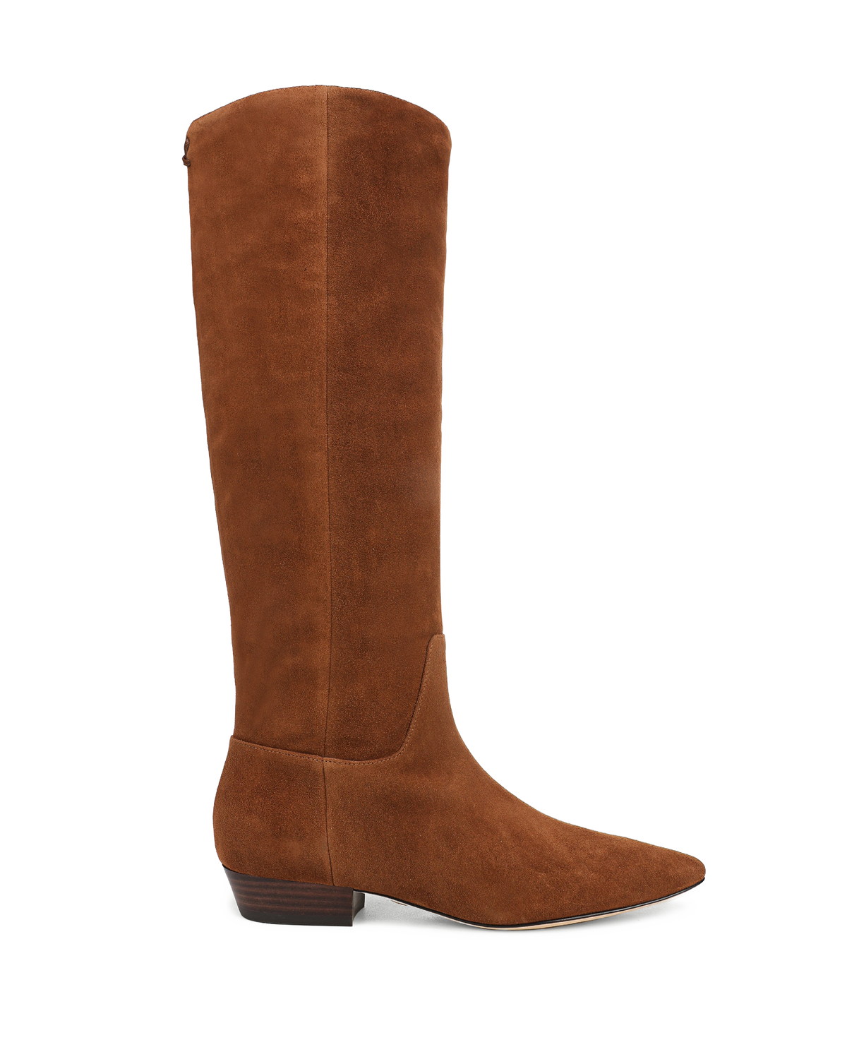 Gabrielle Tall Boot in Brown Suede - Veronica Beard Recommended