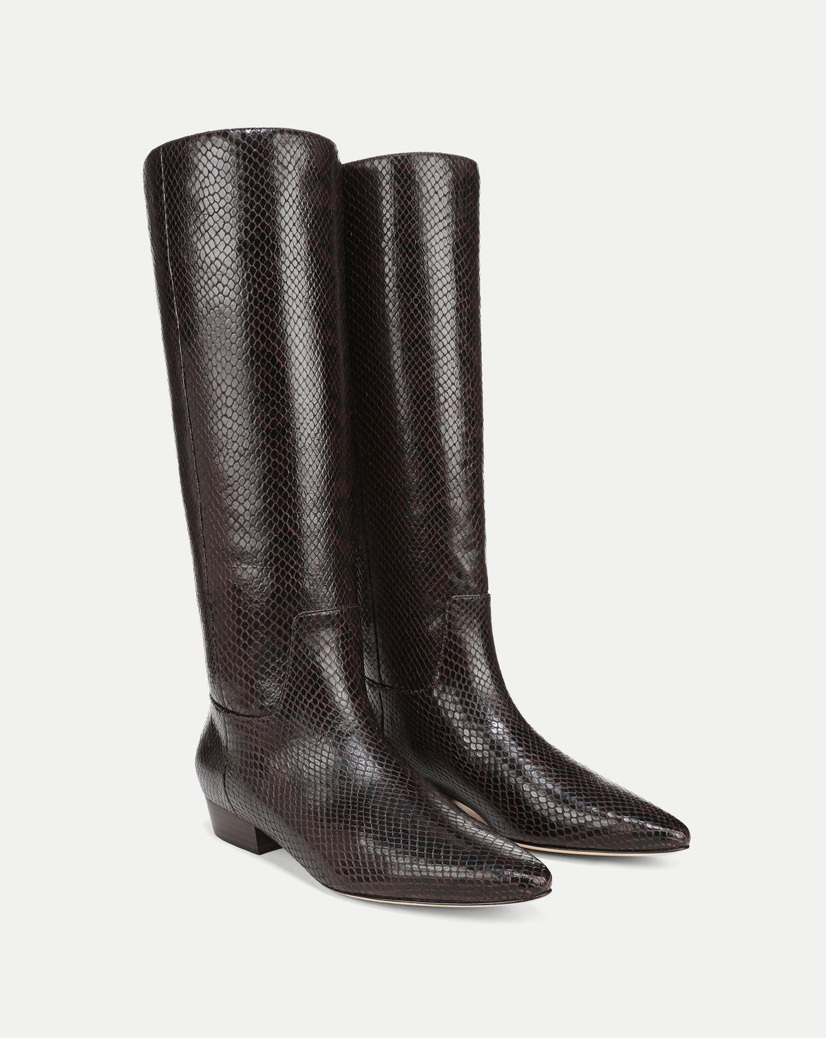 Gabrielle Tall Boot in Dark Brown Leather - Veronica Beard New
