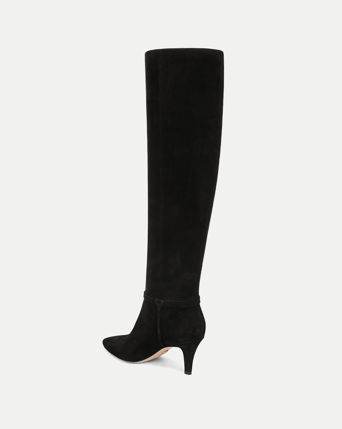 Angeline High-Heel Boot in Black Suede - Veronica Beard Trusted