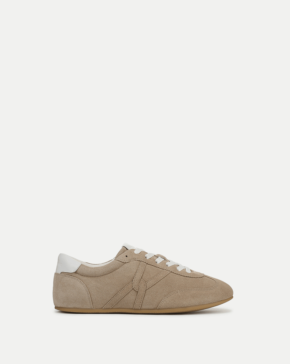 Riviera Suede Sneaker in Sand/Lily - Veronica Beard Popular