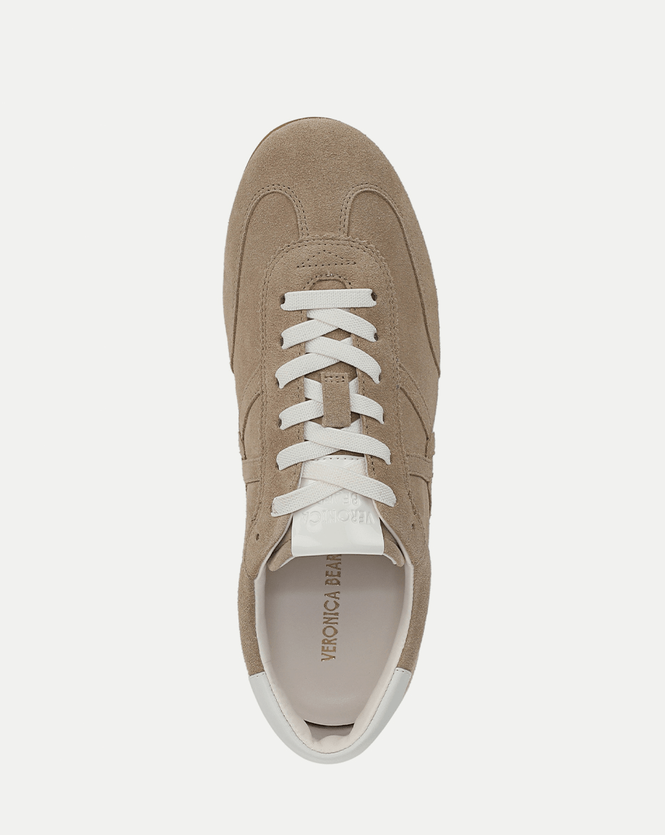 Riviera Suede Sneaker in Sand/Lily - Veronica Beard Popular