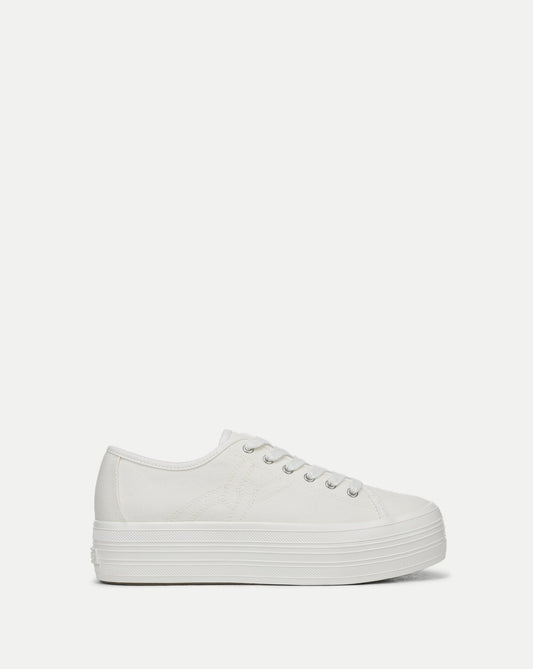 Truett Platform Sneaker in White Coconut - Veronica Beard Hot Sale