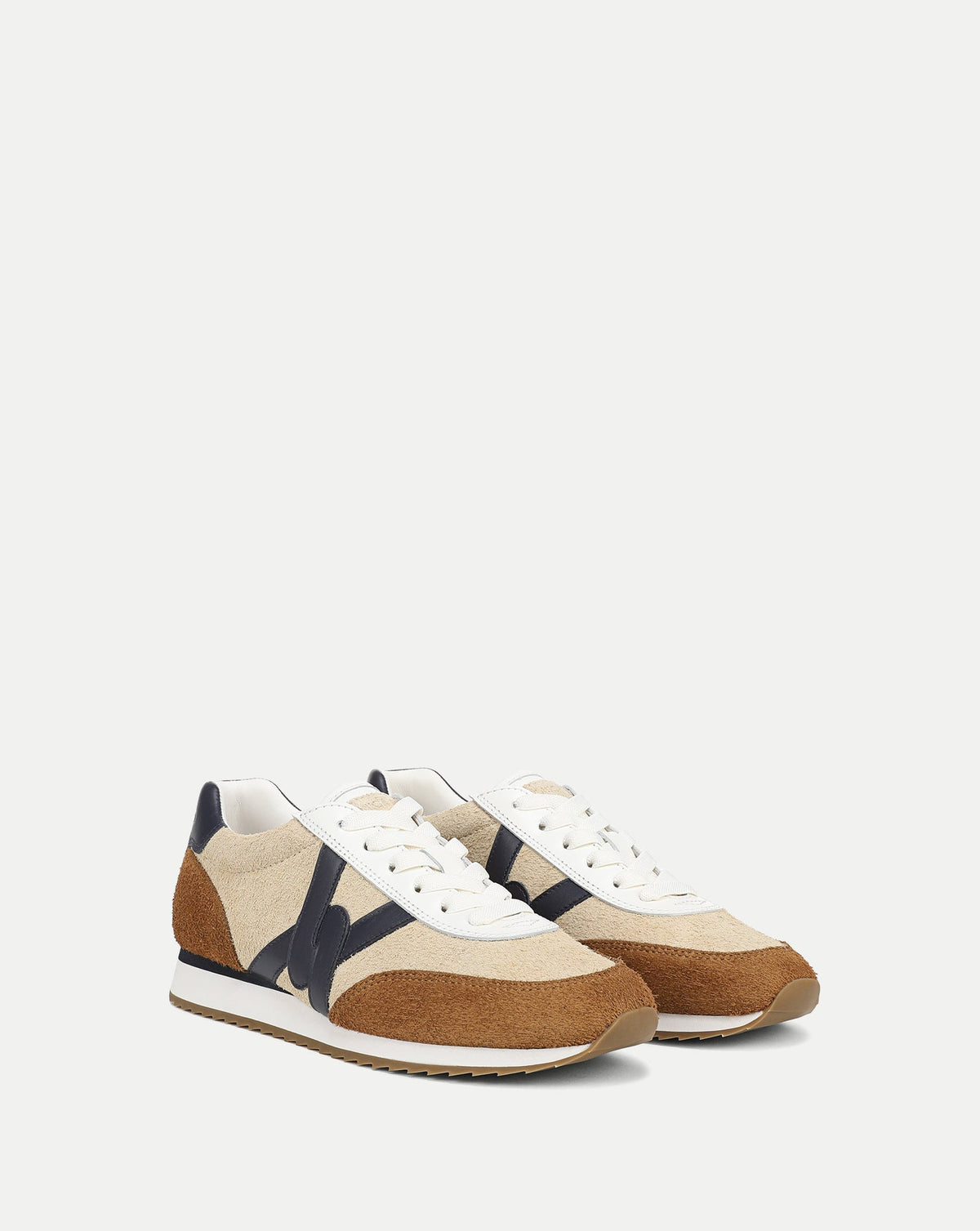 Penrose Sneaker in Beige & Tan - Veronica Beard Essential