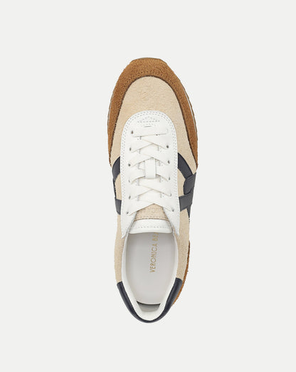 Penrose Sneaker in Beige & Tan - Veronica Beard Essential