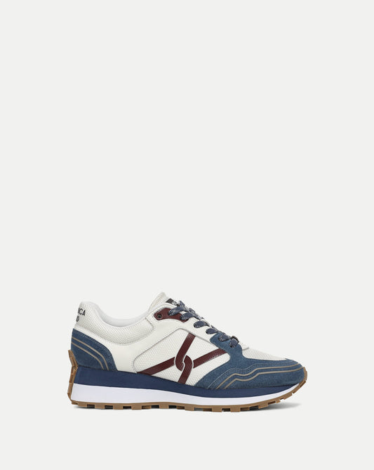 Valentina Sport Sneaker in Ocean/Pinot Noir - Veronica Beard Exclusive