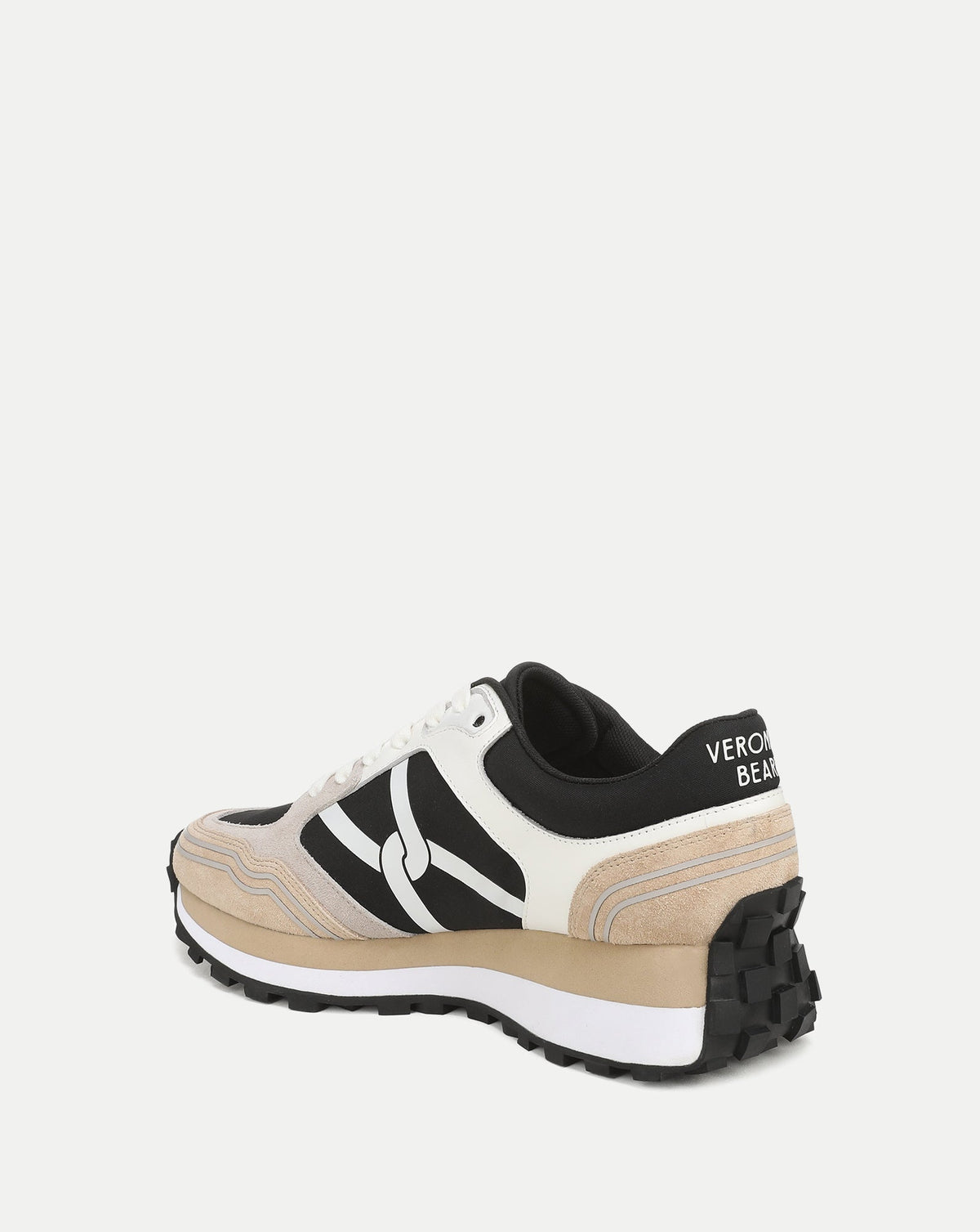 Valentina Sport Sneaker in Sand/Black - Veronica Beard Smart Buy