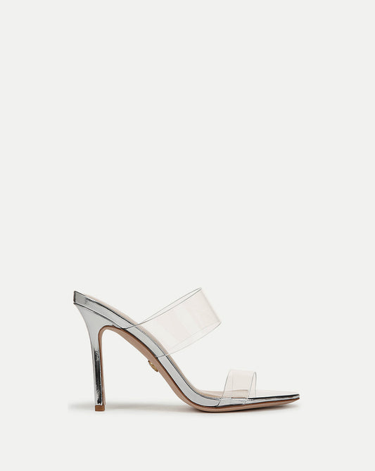 Asha Sandal in Silver - Veronica Beard Deals