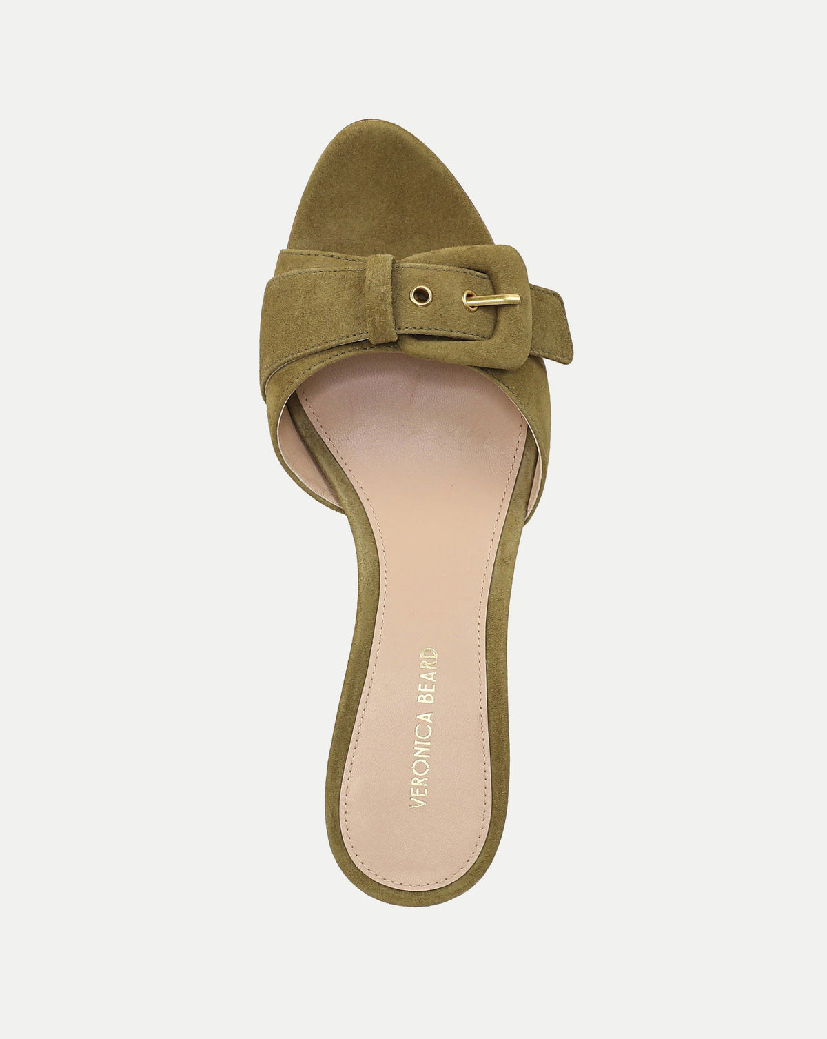 Tia Buckle Sandal in Fennel Green - Veronica Beard Trusted