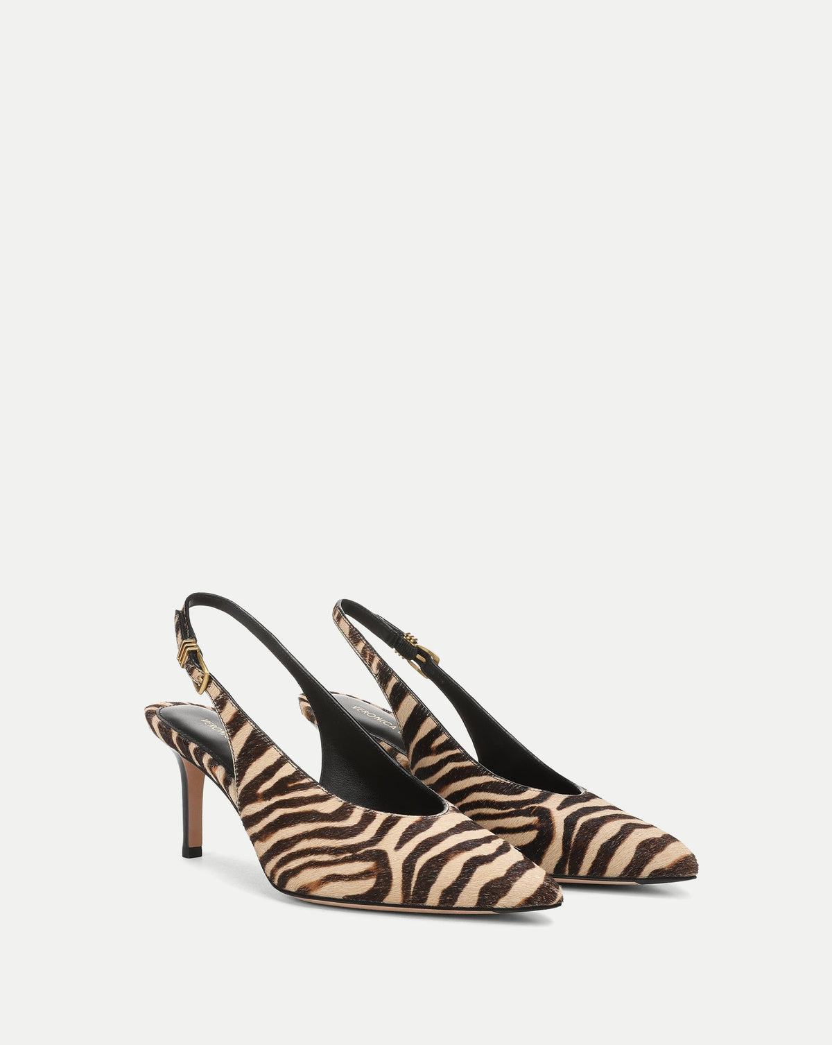 Luciana Slingback Heel in Zebra Print - Veronica Beard Value