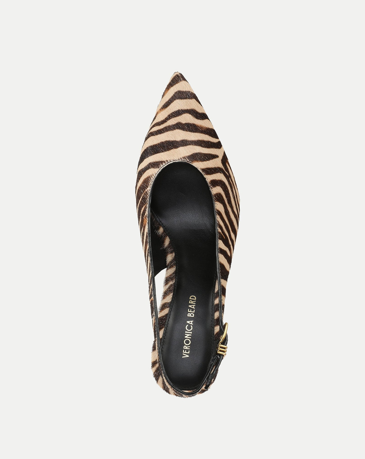 Luciana Slingback Heel in Zebra Print - Veronica Beard Value