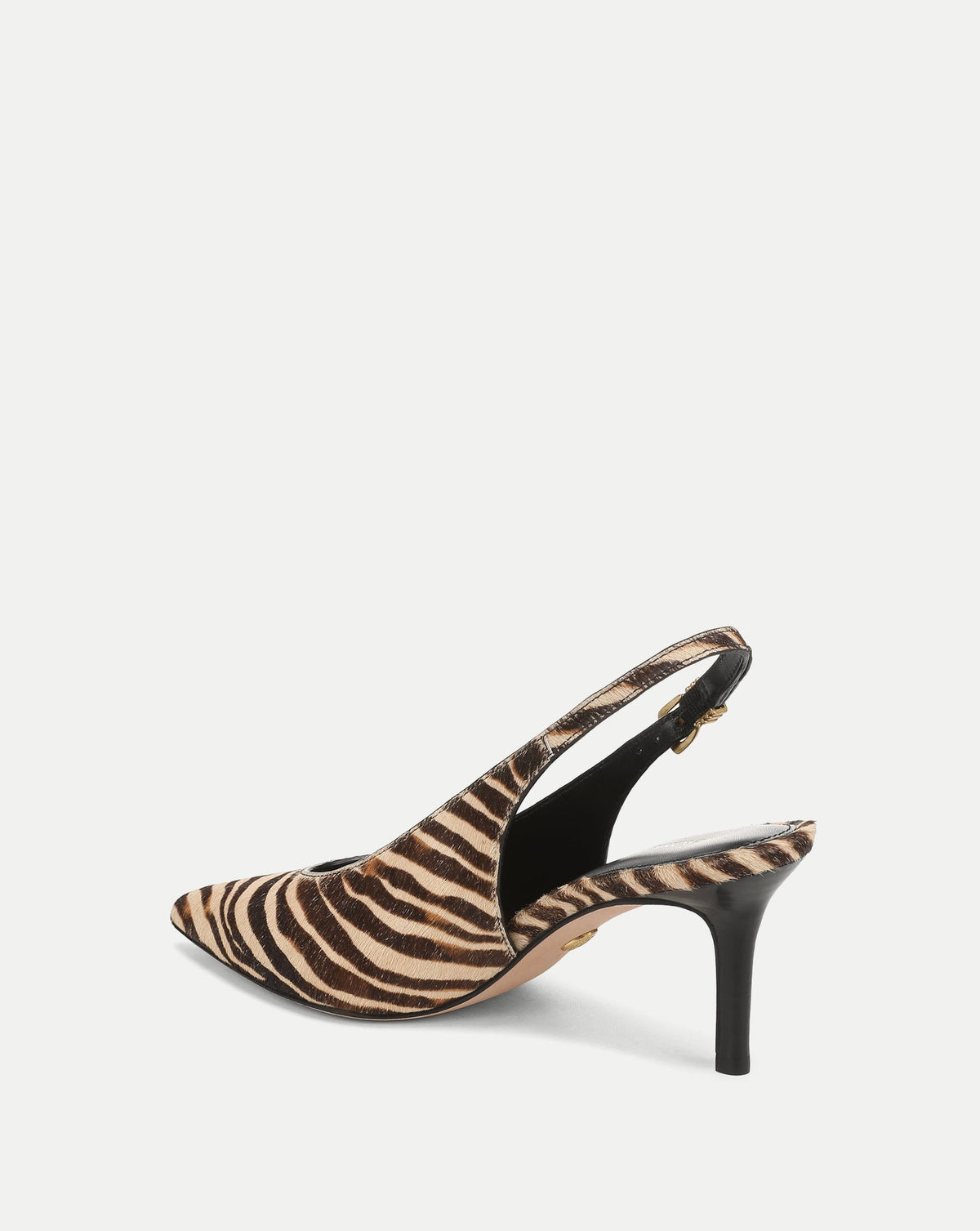 Luciana Slingback Heel in Zebra Print - Veronica Beard Value
