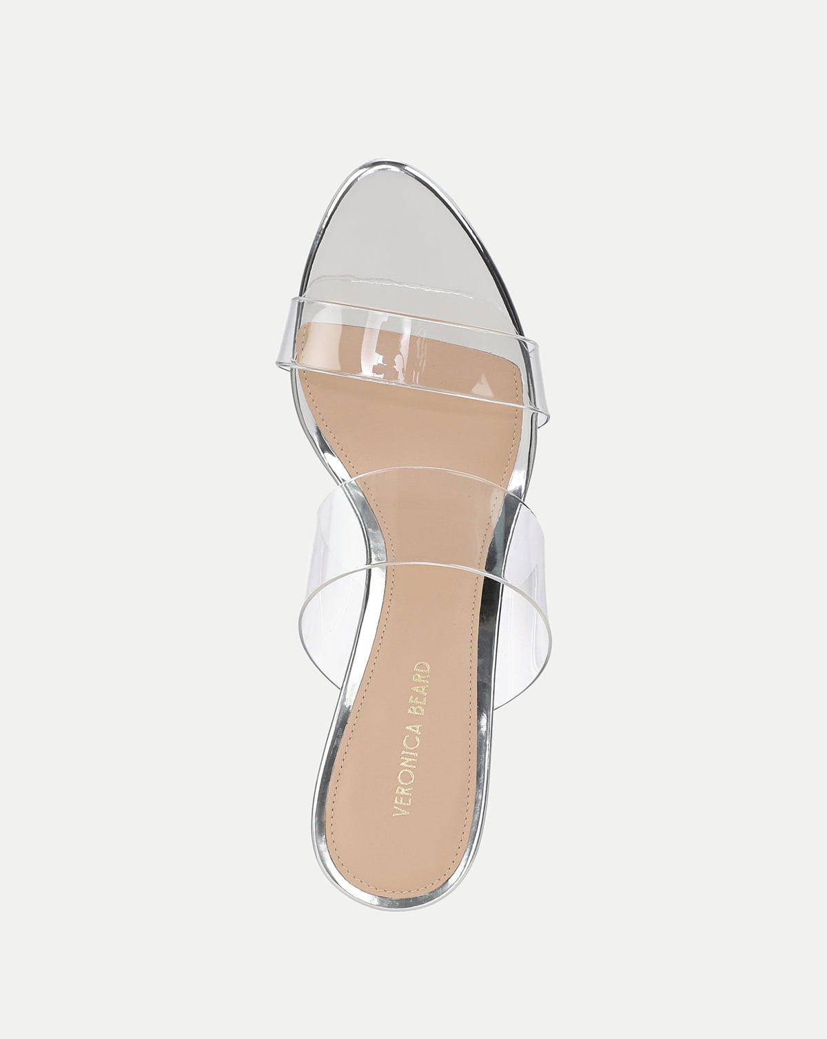 Asha Mid-Heel Sandal in Silver - Veronica Beard Essential