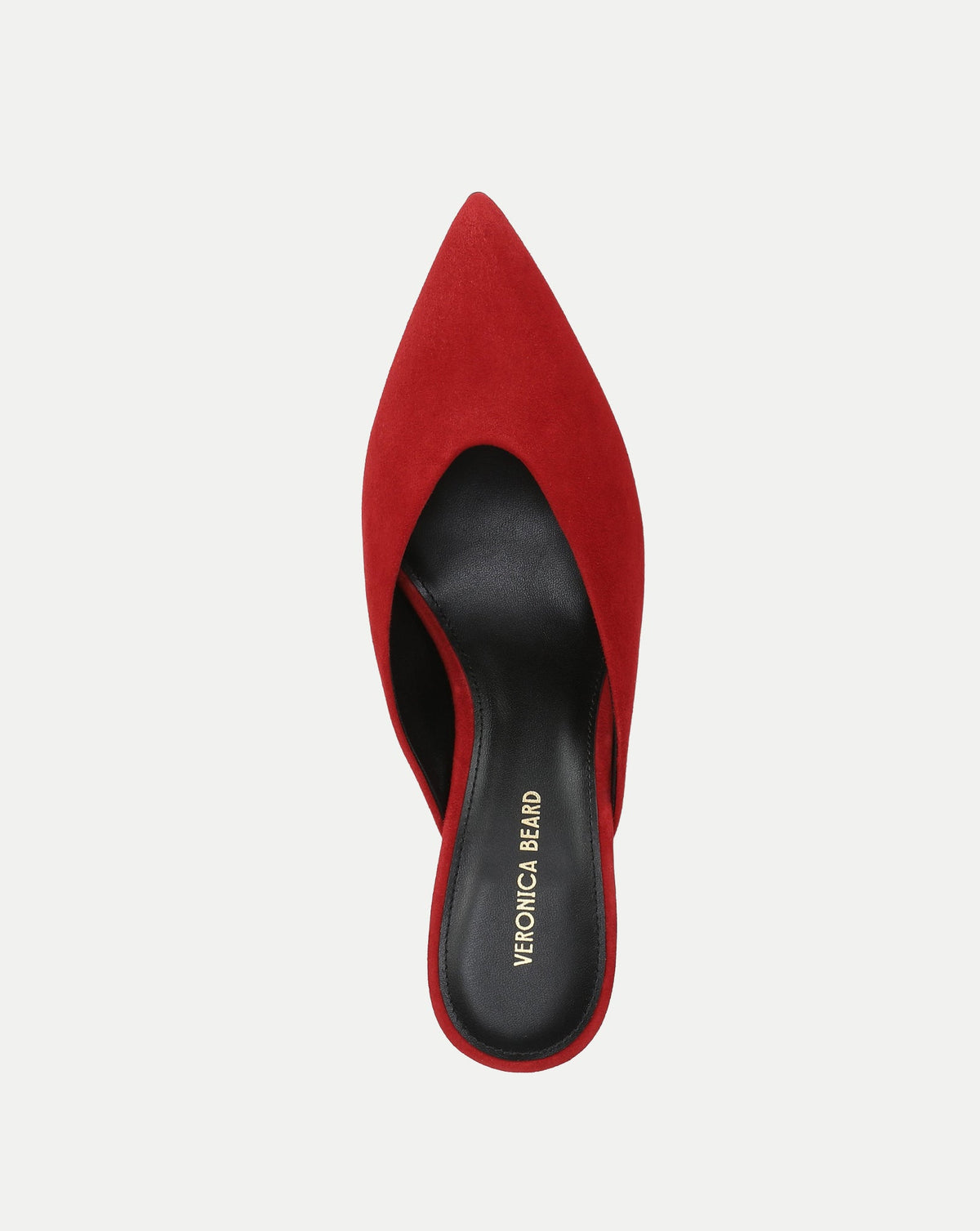Rochelle Suede Mule in Red - Veronica Beard Everyday