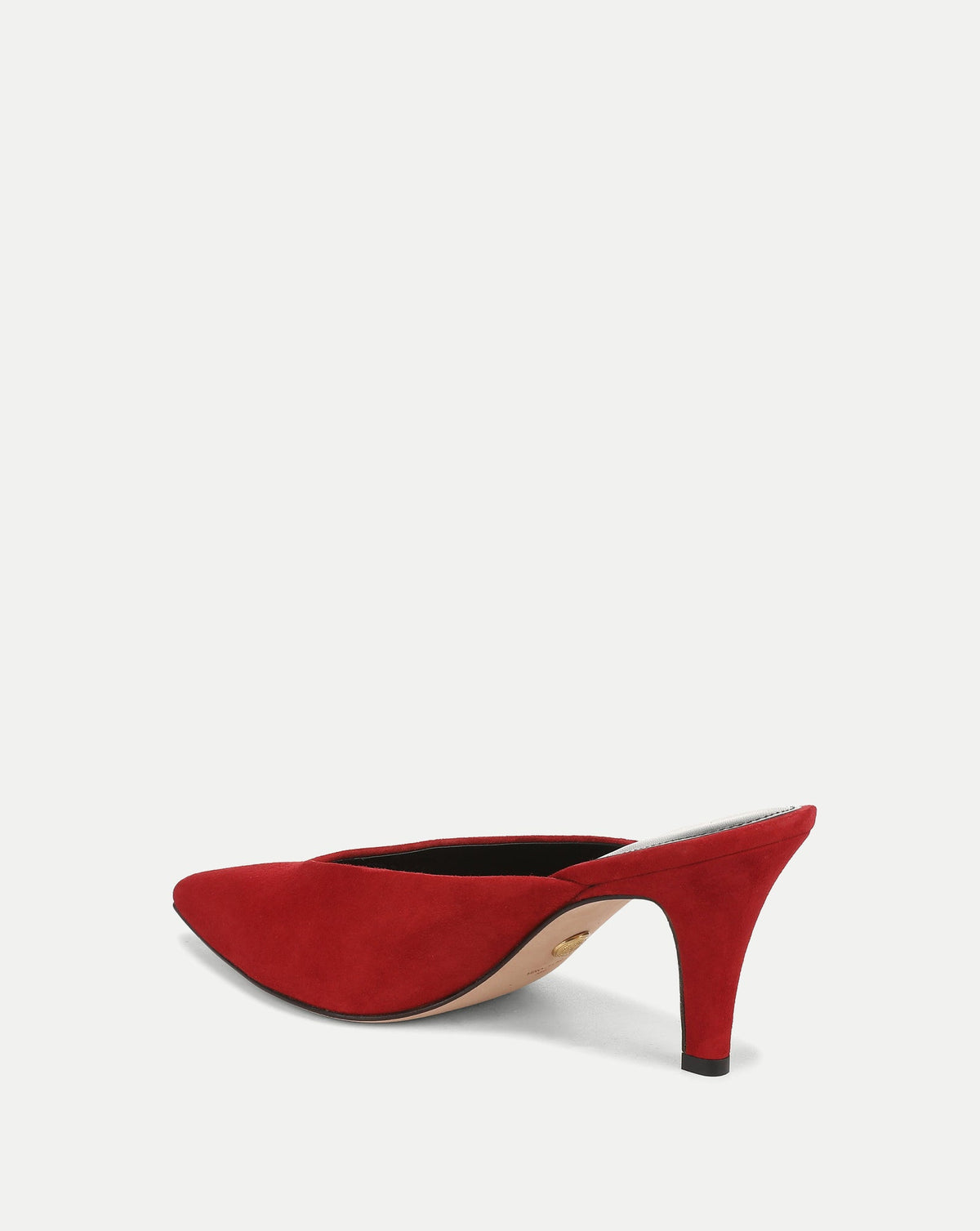 Rochelle Suede Mule in Red - Veronica Beard Everyday