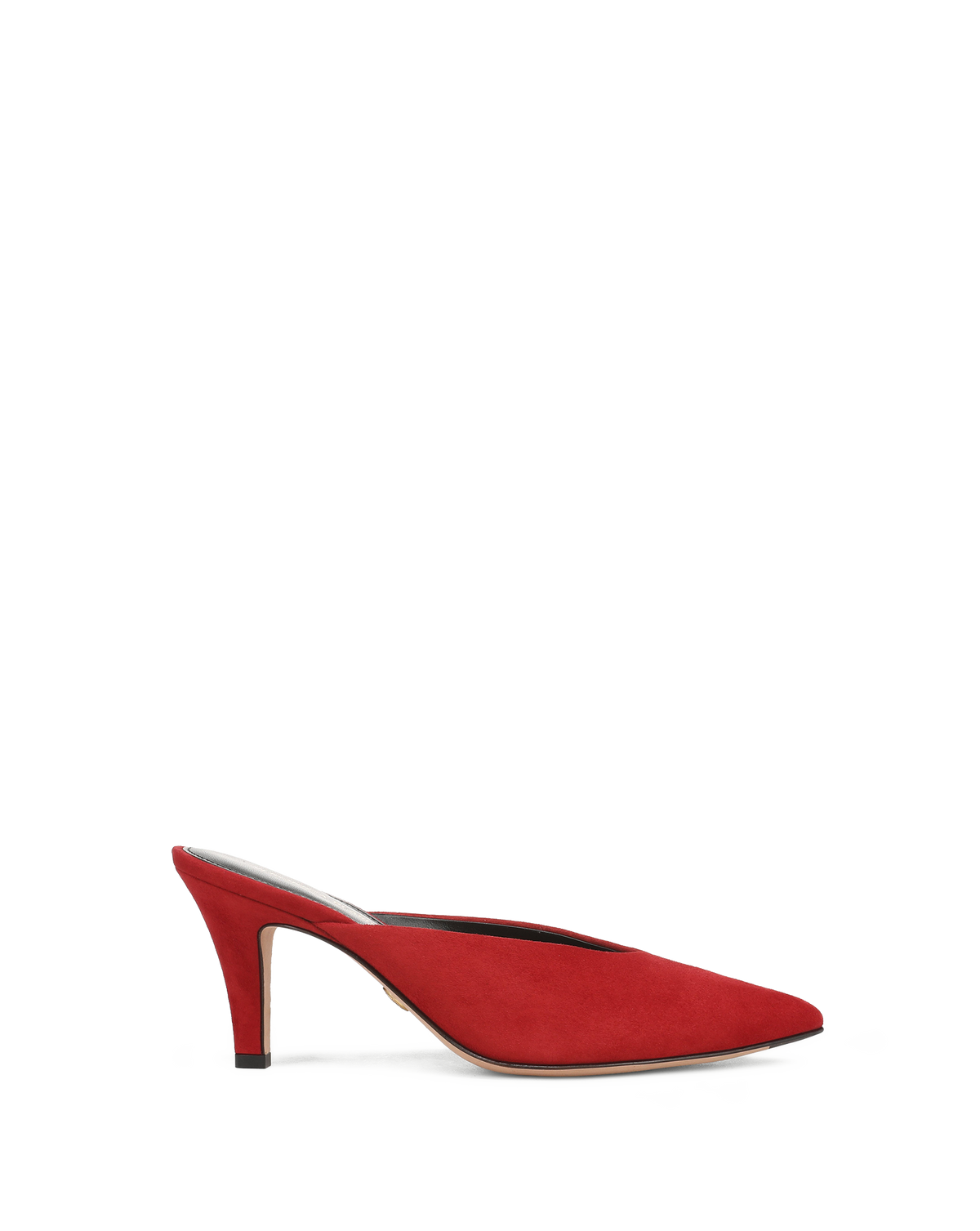 Rochelle Suede Mule in Red - Veronica Beard Everyday