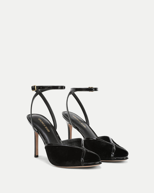 Anora Stiletto Sandal in Black - Veronica Beard Premium