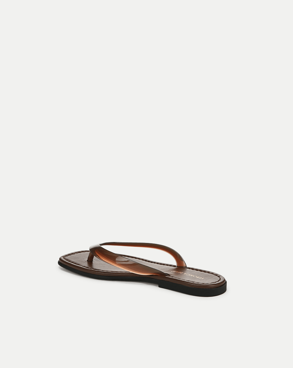 Clea Jelly Flip-Flop Sandal in Hazelwood - Veronica Beard Great Value