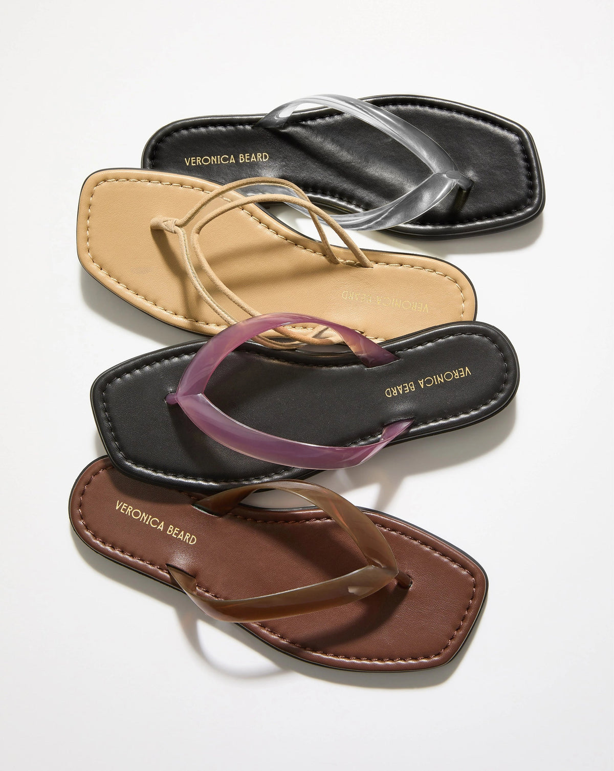 Clea Jelly Flip-Flop Sandal in Hazelwood - Veronica Beard Great Value