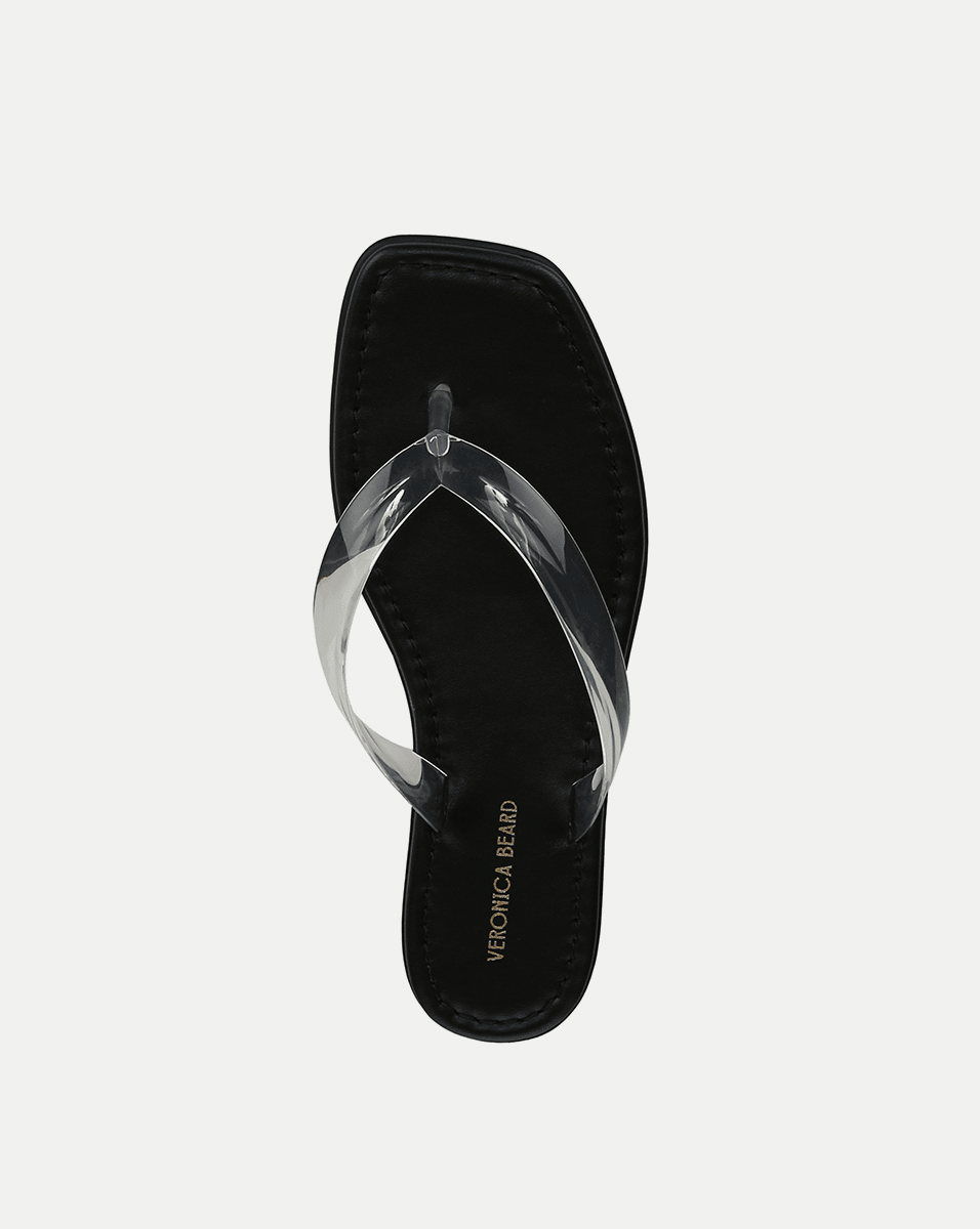 Clea Jelly Flip-Flop Sandal in Clear - Veronica Beard Featured