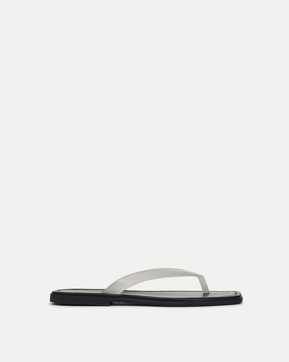 Clea Jelly Flip-Flop Sandal in White - Veronica Beard Featured