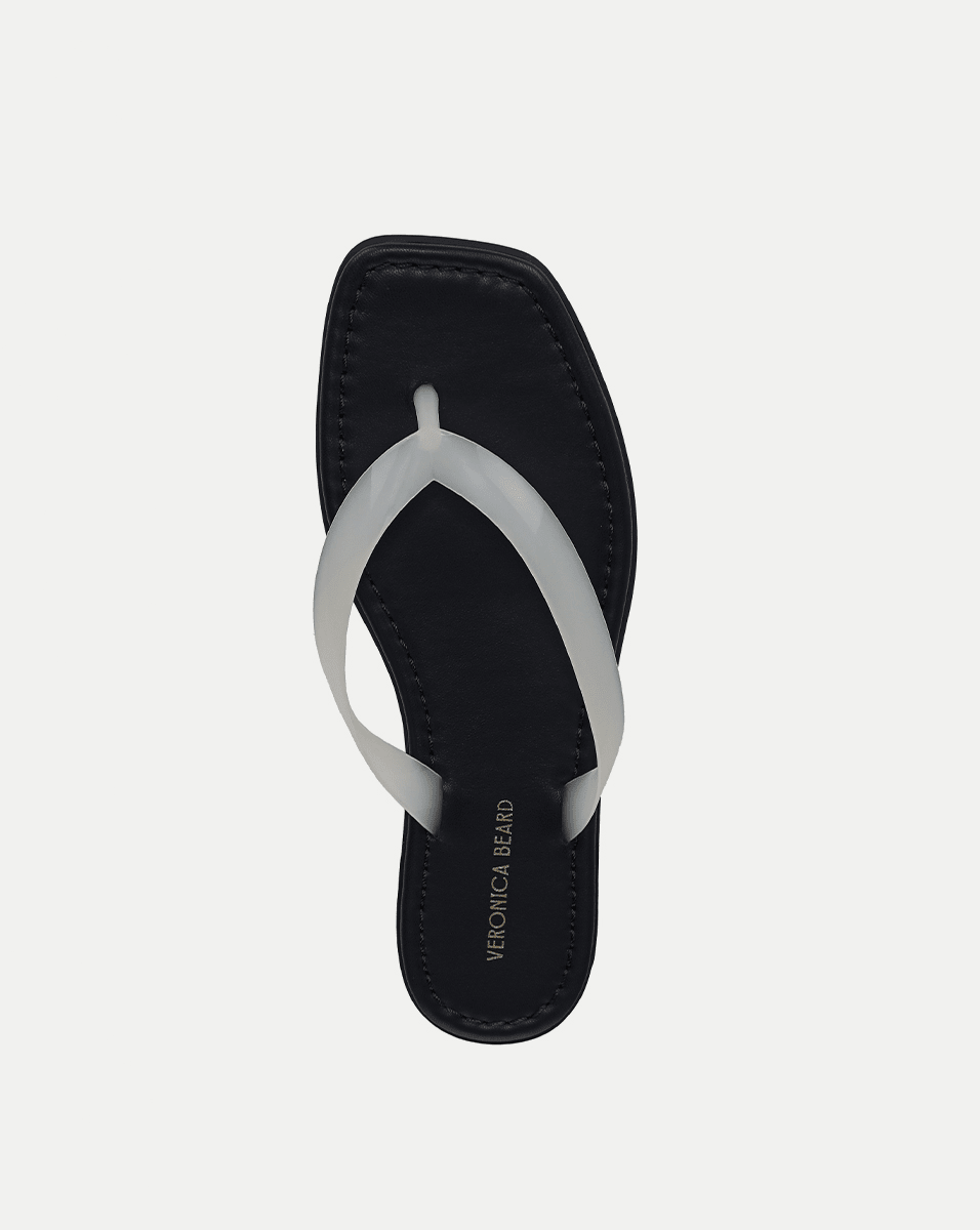 Clea Jelly Flip-Flop Sandal in White - Veronica Beard Featured