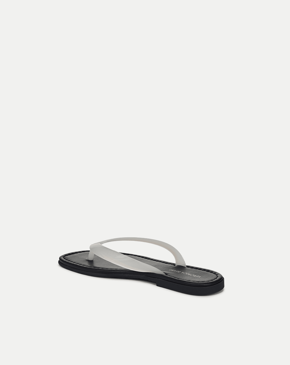 Clea Jelly Flip-Flop Sandal in White - Veronica Beard Featured