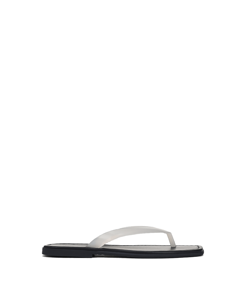 Clea Jelly Flip-Flop Sandal in White - Veronica Beard Featured