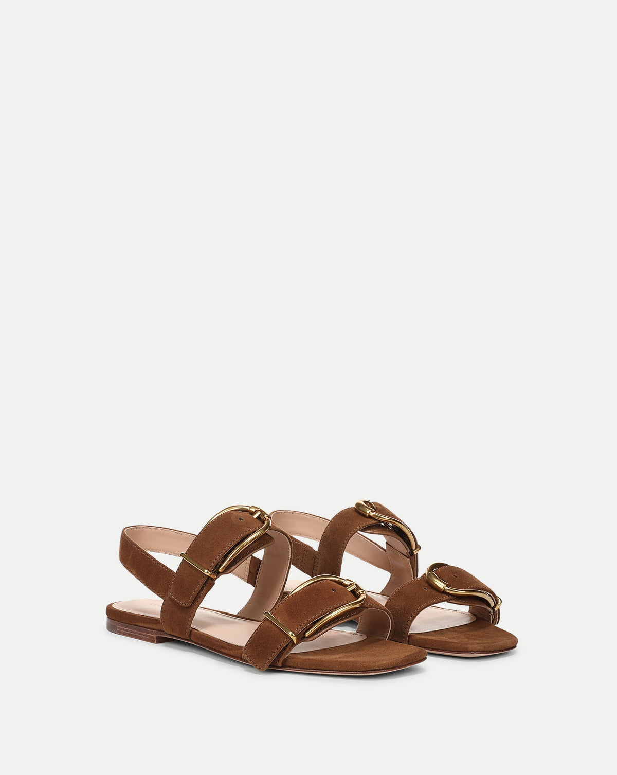 Maglio Suede Sandal in Chestnut Brown - Veronica Beard Sale