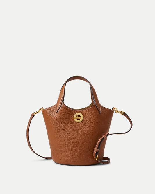Anchor Top-Handle Bag in Tan Leather Hazelwood - Veronica Beard Recommended