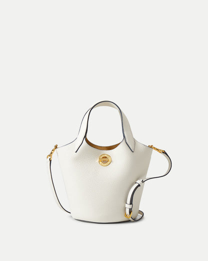 Anchor Top-Handle Bag in Off White Leather - Veronica Beard Value