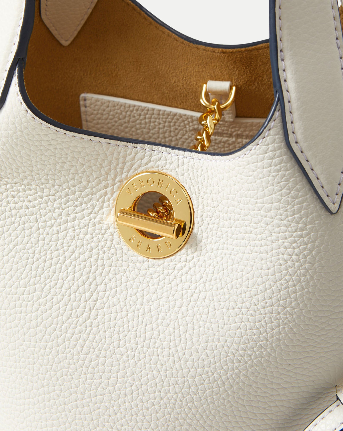 Anchor Top-Handle Bag in Off White Leather - Veronica Beard Value