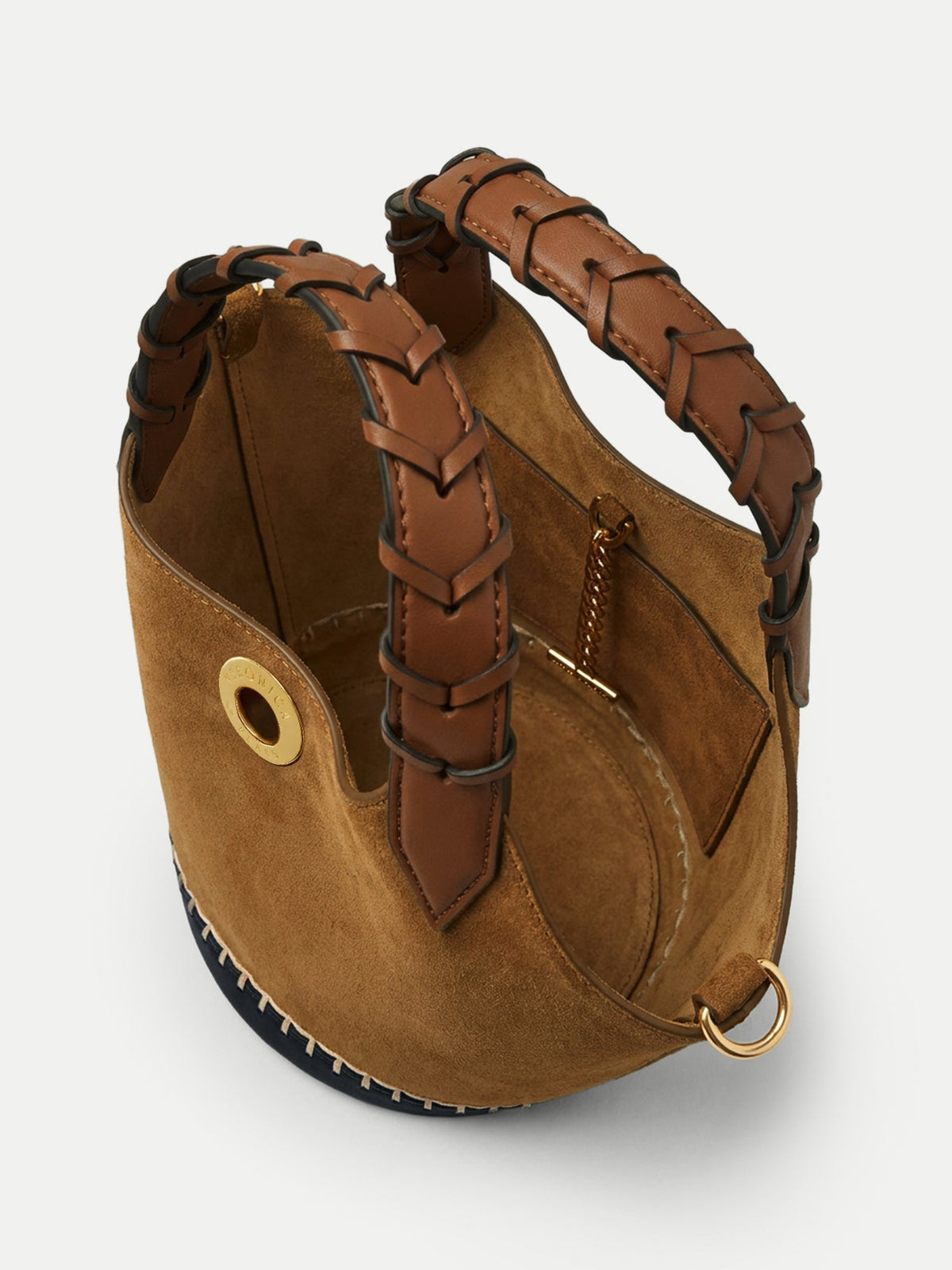 Suede Anchor Bag in Acorn Multi - Veronica Beard Top Pick