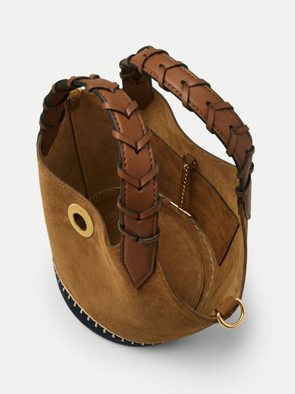 Suede Anchor Bag in Acorn Multi - Veronica Beard Top Pick