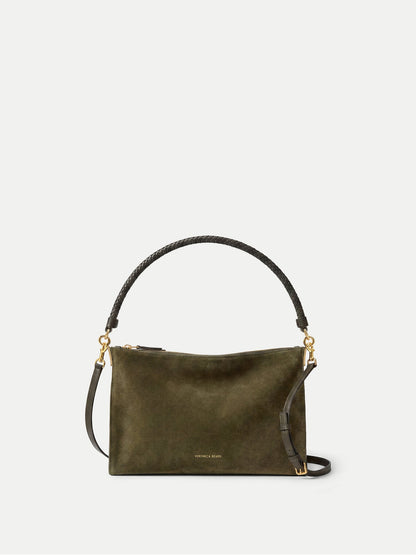 Small Vida Shoulder Bag in Cypress - Veronica Beard Classic
