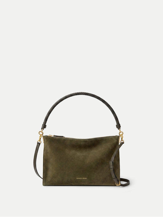 Small Vida Shoulder Bag in Cypress - Veronica Beard Classic