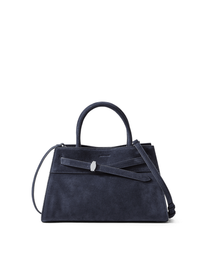 Veronica Beard Dash Bag in Navy Seude - Veronica Beard Exclusive