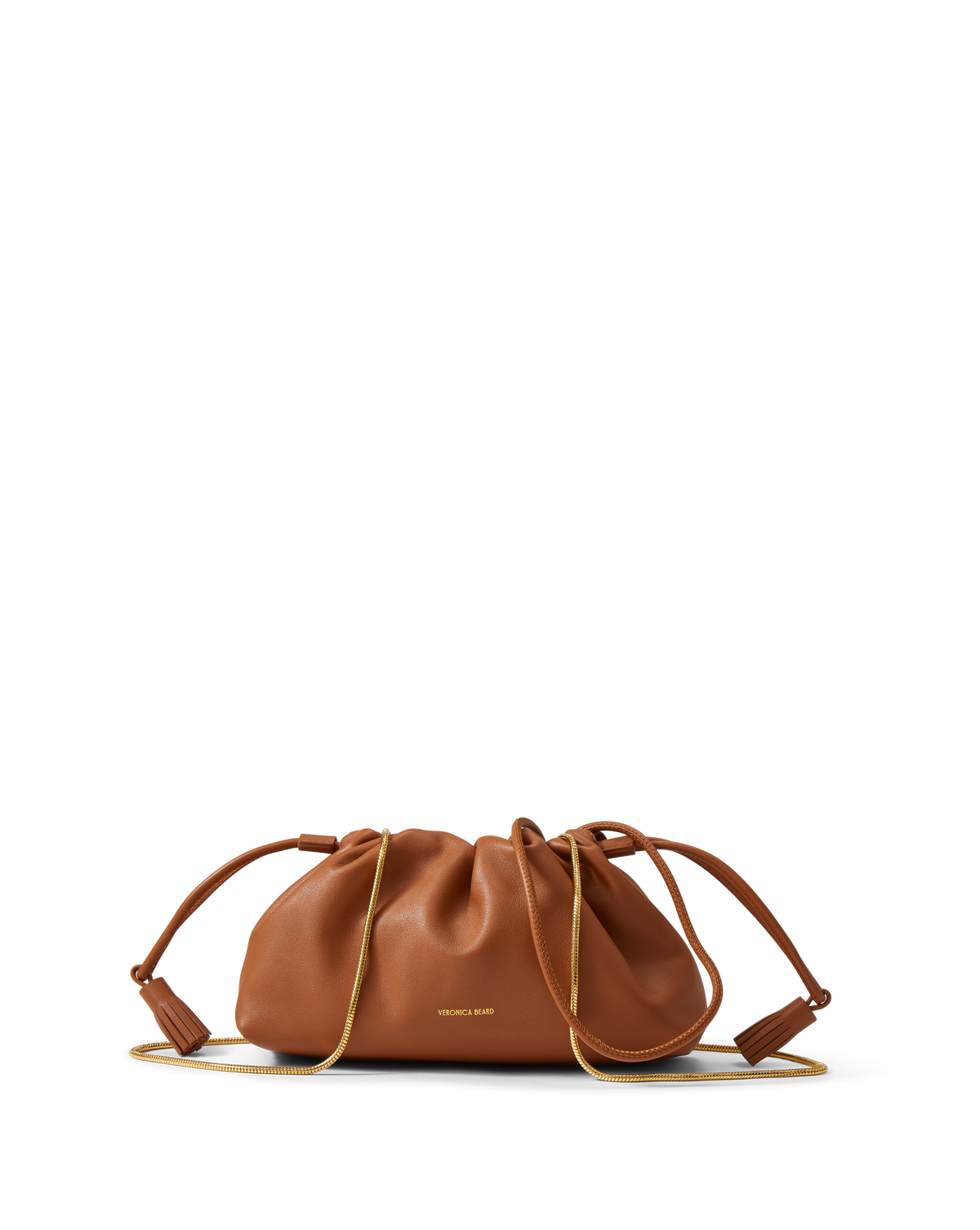 Small Veronica Beard Stash Bag in Tan Hazelwood - Veronica Beard Discount