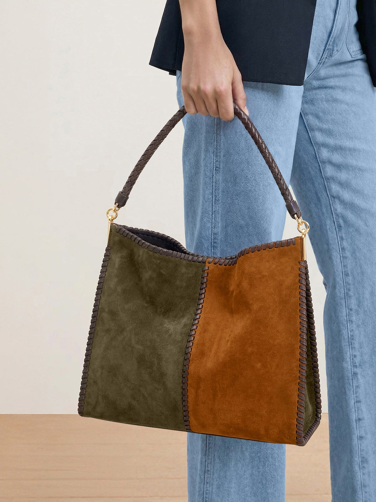 Vida Shoulder Bag in Cypress Multi - Veronica Beard Great Value