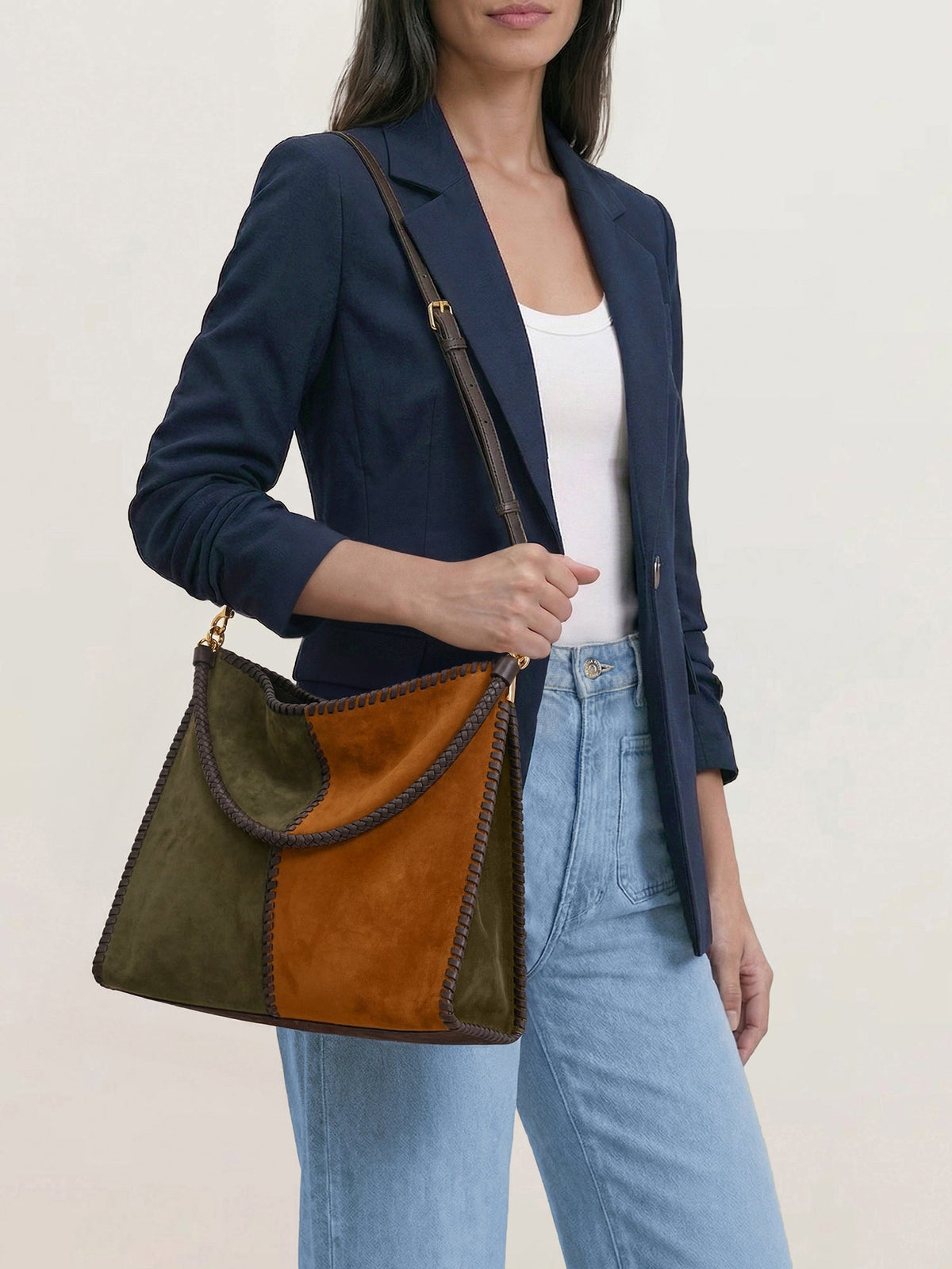 Vida Shoulder Bag in Cypress Multi - Veronica Beard Great Value