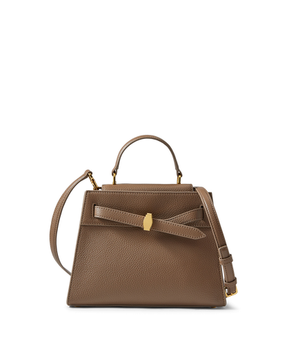 Veronica Beard Dash Top-Handle Bag in Light Brown Bark - Veronica Beard Sale
